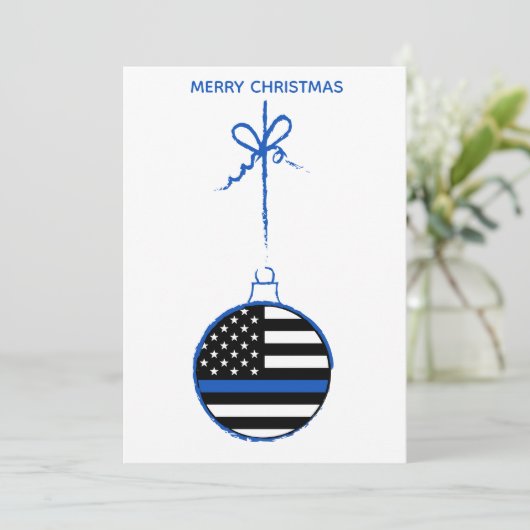 シンブルーラインクリスマス法執行警察 シーズンカード (スタンド正面)