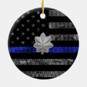 シンブルーライン中佐動揺して旗 セラミックオーナメント (裏面)