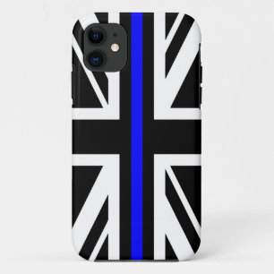 シンブルーライン国旗の国統一された警察の警官のシンブ iPhone 11 ケース