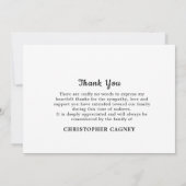 シンブルーライン悔やみや弔慰警察追悼式 サンキューカード (裏面)