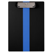 シンブルーライン旗警察の連帯シンボルusaa クリップボード (正面)