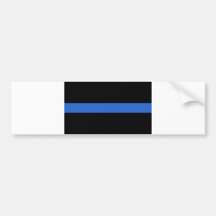 シンブルーライン旗警察の連帯シンボルusaa バンパーステッカー