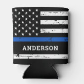 シンブルーライン旗警察アカデミー卒業 缶クーラー (裏面)