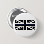 シンブルーライン英国警察 缶バッジ (正面&裏面)