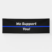 シンブルーライン警察サポートLEO 横断幕 (横)