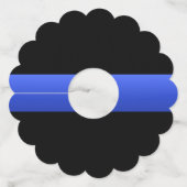 シンブルーライン警察テーマ ワイングラスタグ (裏面)