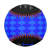 シンブルーライン警察記念日カスタム 野球ボール (裏面)