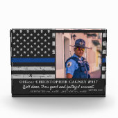 シンブルーライン警察記念碑 フォトブロック (正面)