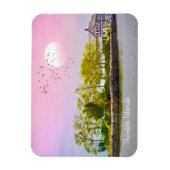 シンブル諸島サンセット マグネット (縦)