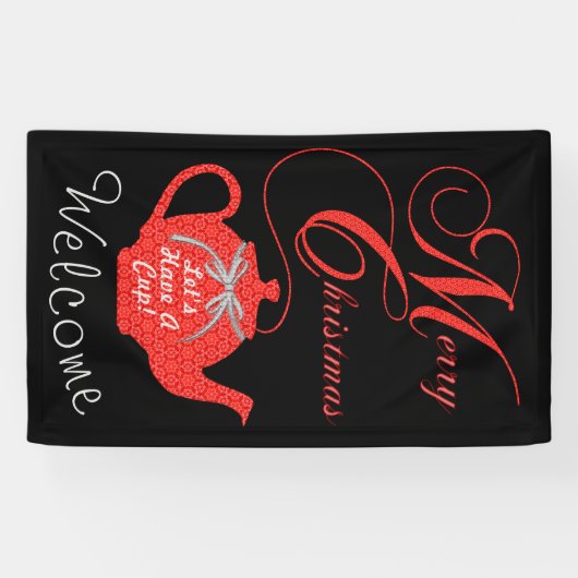 シンプエレガントリークリスマスティーパーティー 横断幕 (横)