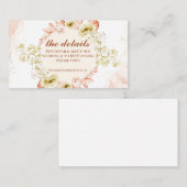 シンプエレガントルエンクロージャカード エンクロージャーカード (正面/裏面)