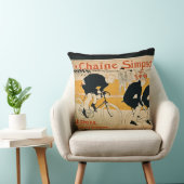 「シンプソンの鎖」、パリ(色のlitho) クッション (椅子)