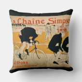 「シンプソンの鎖」、パリ(色のlitho) クッション (裏面)