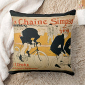 「シンプソンの鎖」、パリ(色のlitho) クッション (ブランケット)