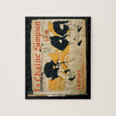 「シンプソンの鎖」、パリ(色のlitho) ジグソーパズル (縦)