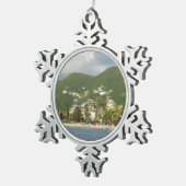 シンプソン湾St. Maarten スノーフレークピューターオーナメント (右)