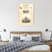 シンプソン、ホール、ミラー、トラベラーズ・カンパニー キャンバスプリント (インサイチュ (寝室))