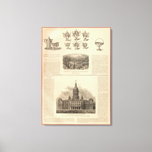 シンプソン、ホール、ミラー、トラベラーズ・カンパニー キャンバスプリント (正面)