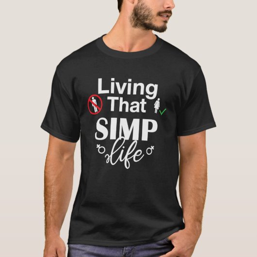 . .シンプライフを煮る生活 Tシャツ (正面)