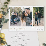 シンプリーシックカスタム数々のフォトコラ結婚ージュ  セーブザデート<br><div class="desc">このシンプルテンプレートスタイリッシュは、カリフォルニア金ゴールドと呼ばれる金ゴールド調で強調した「SAVE the DATE」と「SAVE はっきりした the DATE」を3回撮影し、上の2つのフォントの間に「軽い」と「軽い」を入れ、鮮やかな表情で表現した。この要素のデザインはイメージです。変更できません。しかし、前後の他の文字で使用するフォント、句読点、または色を変更することもできます。たとえば、名前や日付の文字与えに対して、最前面にある特定の色を選択することができます。または、何かを削除するか、メッセージを含む文字フィールド全体を変更するかを選択違うします。名前と日付の既定の色は、少し柔らかくなった黒です。後ろで、「日付を守ってください」という文字を「のために」という文字の後に付け、旅行者の魅力を減らしてくれるように、非定型的な注文を選びました。この順序を簡単に変更したり、他の項目を必要に応じて変更したりできます。後ろで、「白煙」と呼ばれる非常に明るい灰色のトーンを選びましたが、ほとんどが白です。編集ツールで基本色の1つを選択するか、調査で見つけた特定の色合いを持つ色番号を入力するか、カラースペクトルツールを見て、目で何かを選択することで、この変更を簡単に行うことができます。背面の既定の文字トーンは、ほとんどが黒の濃いグレーですが、別の文字カラーに合わせて編集したり、任意のフォントを変更したりすることもできます。直感的な編集ツールやデザインツール、写真、インスピレーションを使お気に入りの用して、このシックなカスタムの写真数々のコラージュ結婚を実現し、デートカードを独自に保存できます。</div>