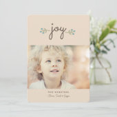シンプリージョイホリデイフォトカード |バニラ シーズンカード (スタンド正面)