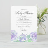 シンプリーリーンベビーシャワー招待状 招待状 (スタンド正面)