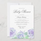 シンプリーリーンベビーシャワー招待状 招待状 (正面)