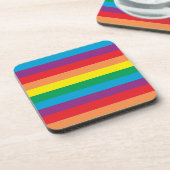 シンプリーレインボーパターン コースター (左側)