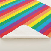 シンプリーレインボーパターン シェルパブランケット (3/4)