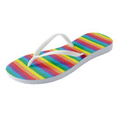 シンプリーレインボーパターン ビーチサンダル (アングル)