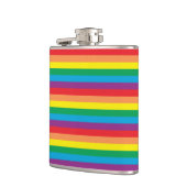 シンプリーレインボーパターン フラスク (左)