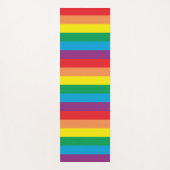 シンプリーレインボーパターン ヨガマット (正面)