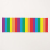 シンプリーレインボーパターン ヨガマット (正面(横))