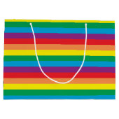 シンプリーレインボーパターン ラージペーパーバッグ (裏面)