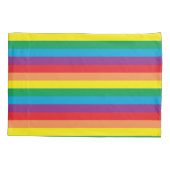 シンプリーレインボーパターン 枕カバー (裏面-左)