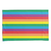 シンプリーレインボーパターン 枕カバー (正面右)