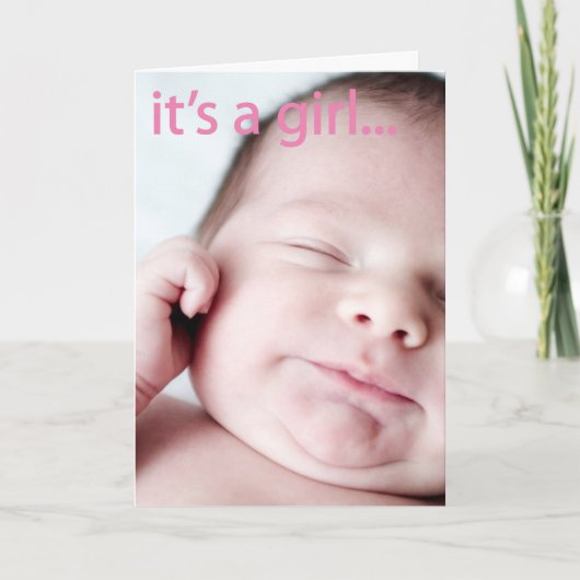 シンプリー・ア・ガール 案内状 (正面)