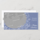 シンプリー・スノーフレークス・アート 水平写真カード 2 シーズンカード (正面/裏面)