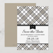 シンプリー・プレイド | 結婚式のご案内 セーブザデート (正面/裏面)
