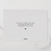 シンプリー ホーム フォイル ホリデー 引っ越しのお知らせ (裏面)