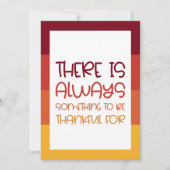 シンプルいつも感謝すべきことがある シーズンカード (正面)