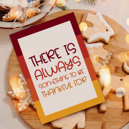 シンプルいつも感謝すべきことがある シーズンカード