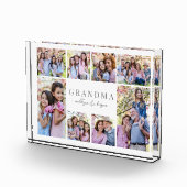 シンプルおばあちゃん写真コラージュ フォトブロック (右)