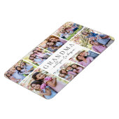 シンプルおばあちゃん写真コラージュ マグネット (左側)