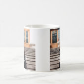 シンプルおめでとう院撮カスタム影 コーヒーマグカップ (中央)