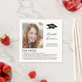 シンプルおもしろいファクト写真スクリプト卒業ナプキンス スタンダードカクテルナプキン (インサイチュ)