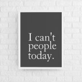 シンプルおもしろい今日は人が引用文 ポスター