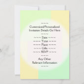 シンプルおもしろい「93rd誕生日バーベキュー」招待状 招待状 (裏面)