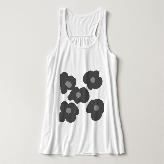 シンプルおミニマル名前を追加し結婚てbridesmaidのT タンクトップ (デザイン正面)