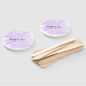 シンプルおミニマル名前を追加するカスタム結婚式unity ハンドファン (組立なし)